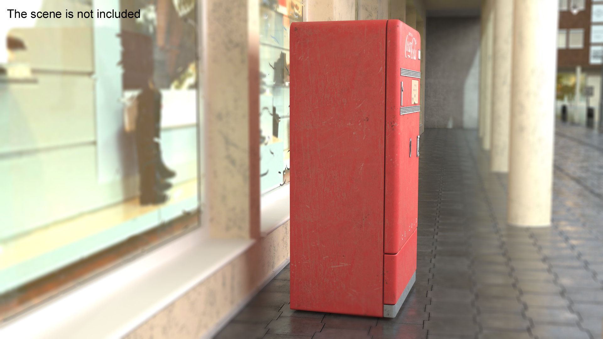 3D model Coca Cola Retro Vending Machine Old
