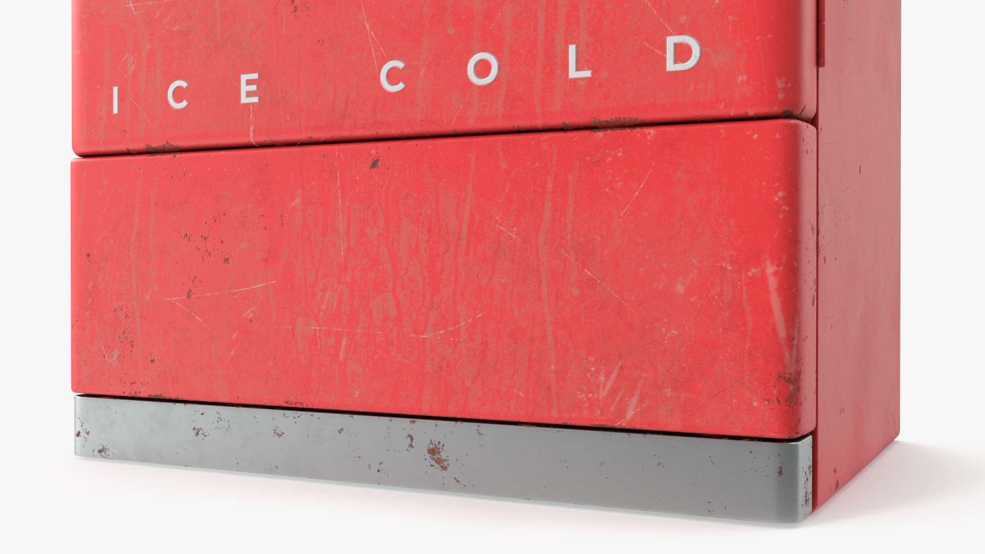 3D model Coca Cola Retro Vending Machine Old