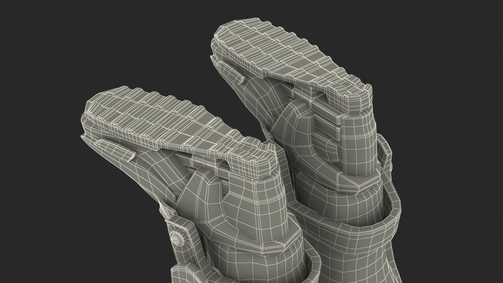 3D Exoskeleton Future Soldier A-pose model