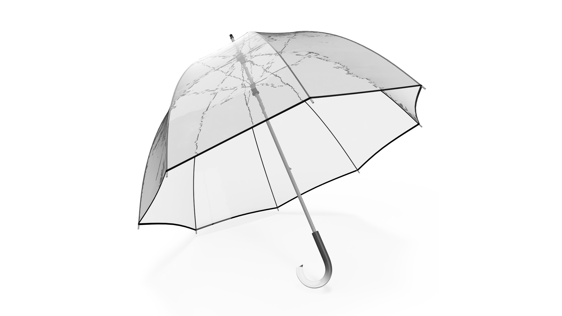 3D Clear Bubble Umbrella
