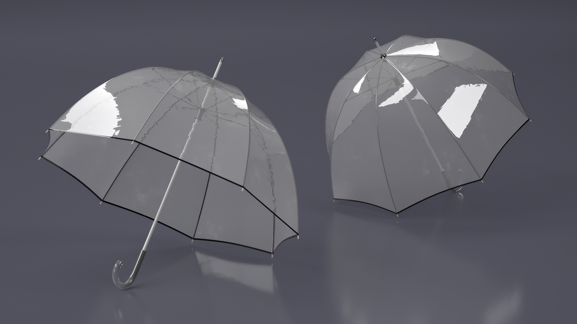 3D Clear Bubble Umbrella