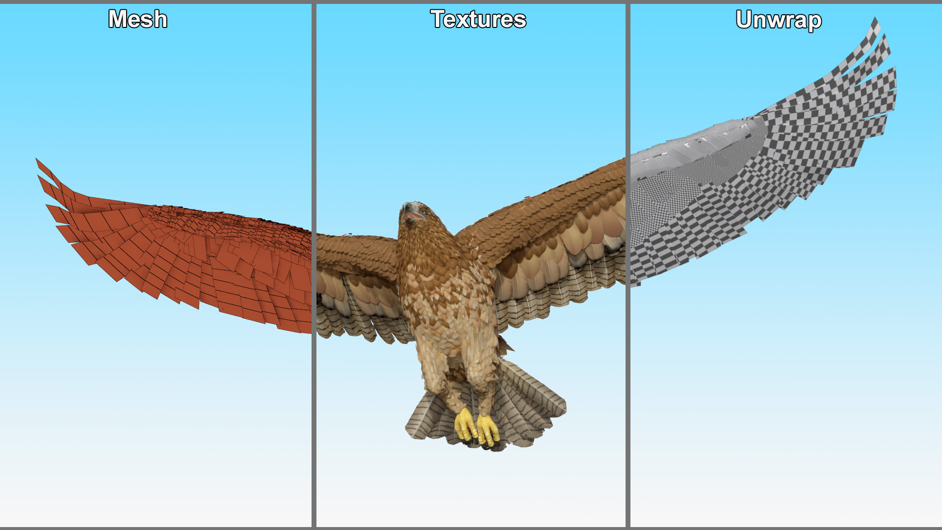 Flying Gurney Eagle 3D model