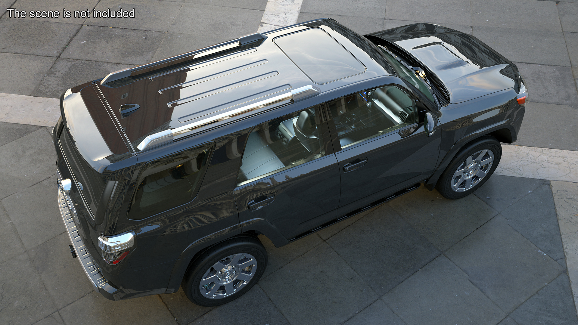 3D model Toyota 4Runner SUV Rigged