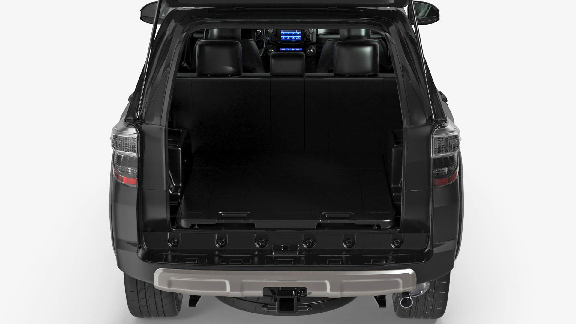 3D model Toyota 4Runner SUV Rigged