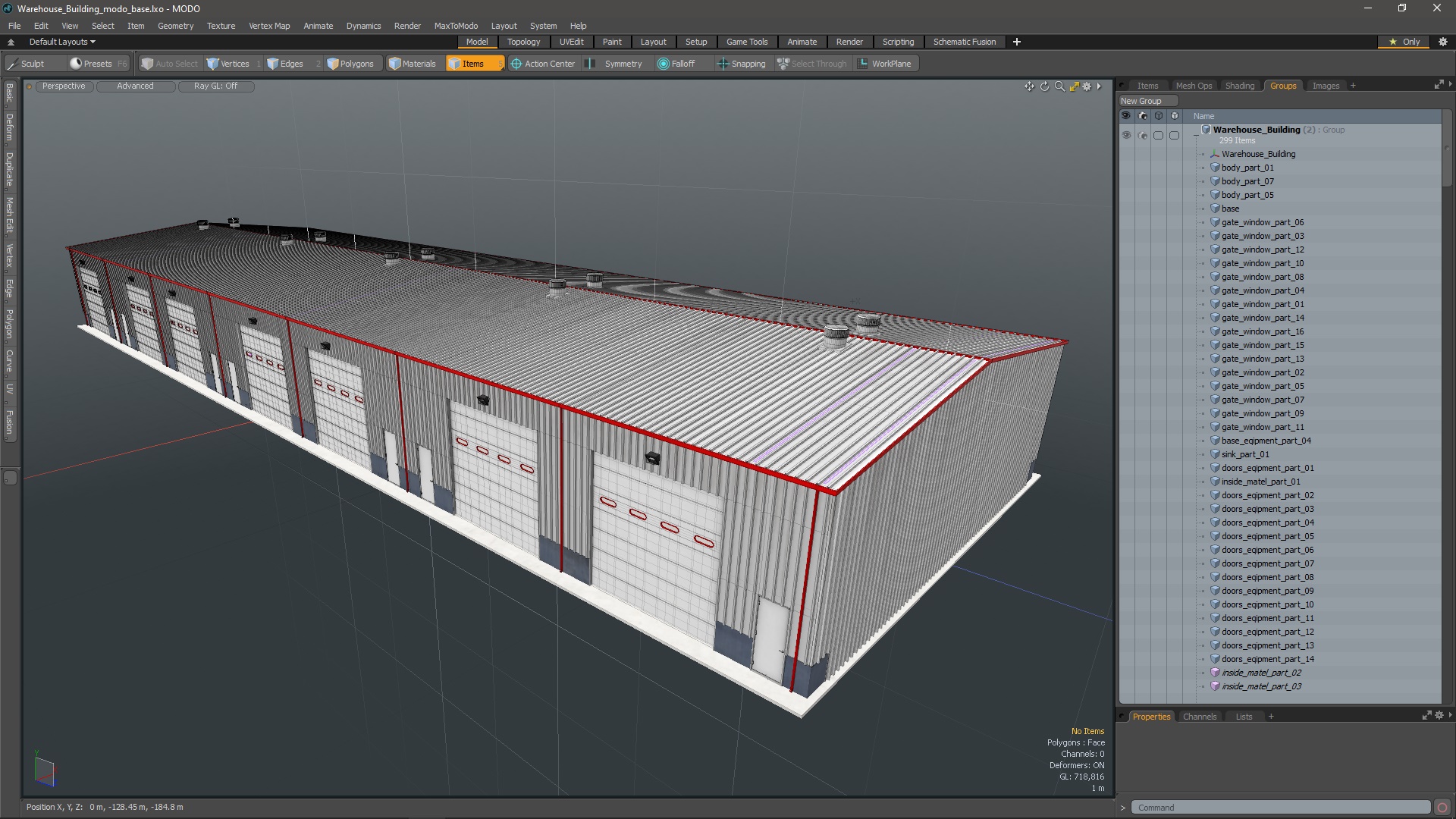 3D Warehouse Building model