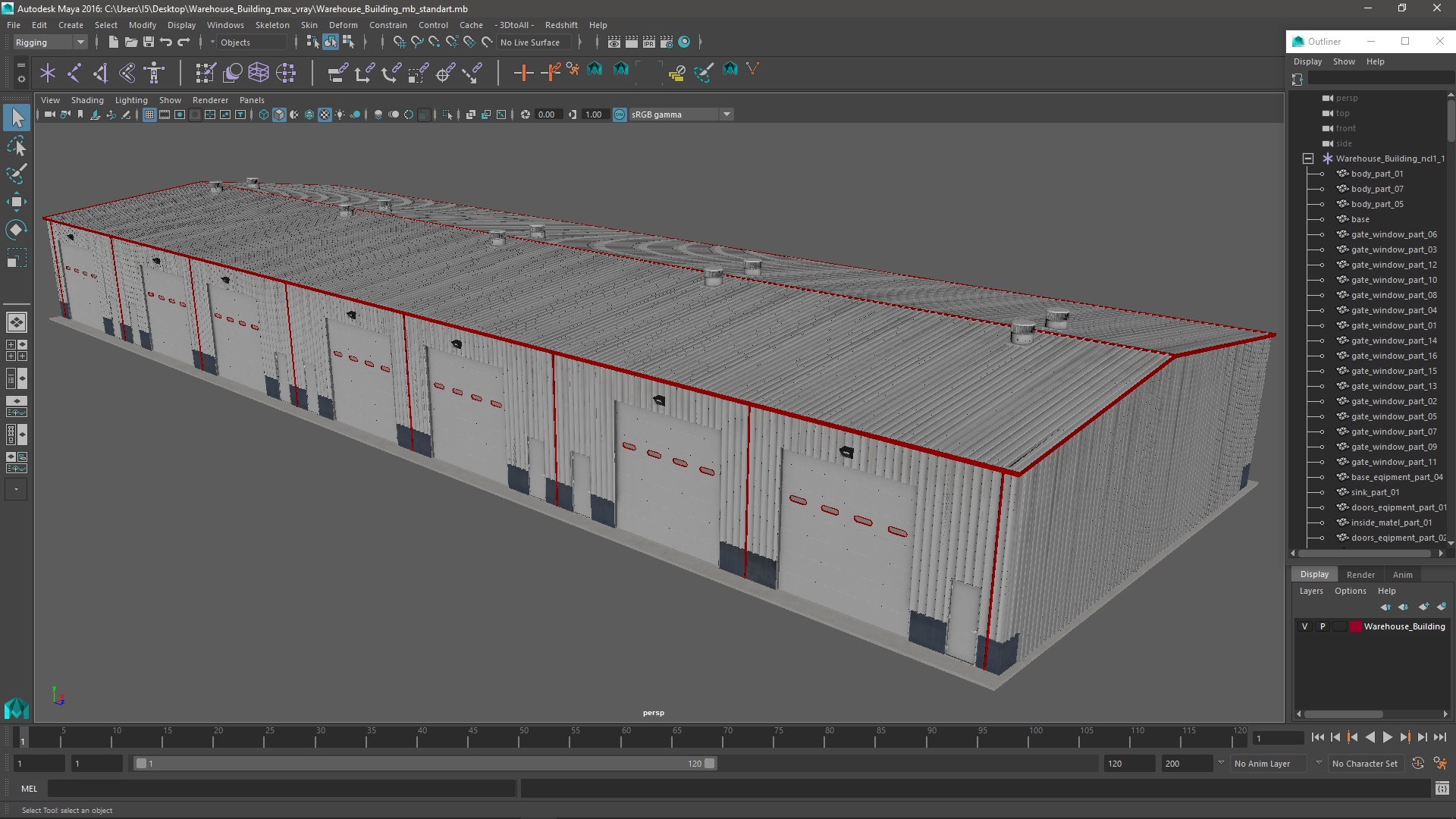 3D Warehouse Building model