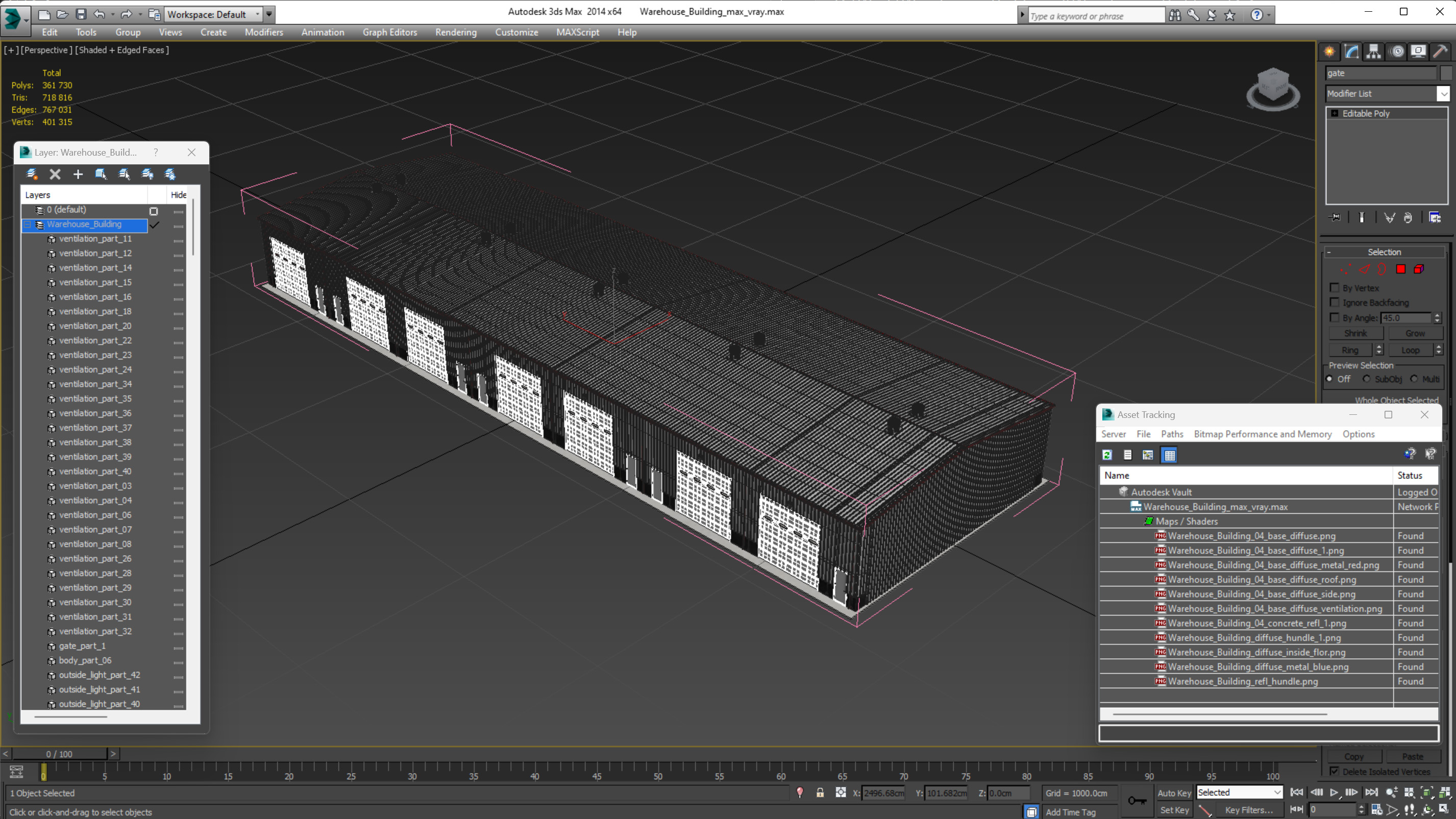 3D Warehouse Building model