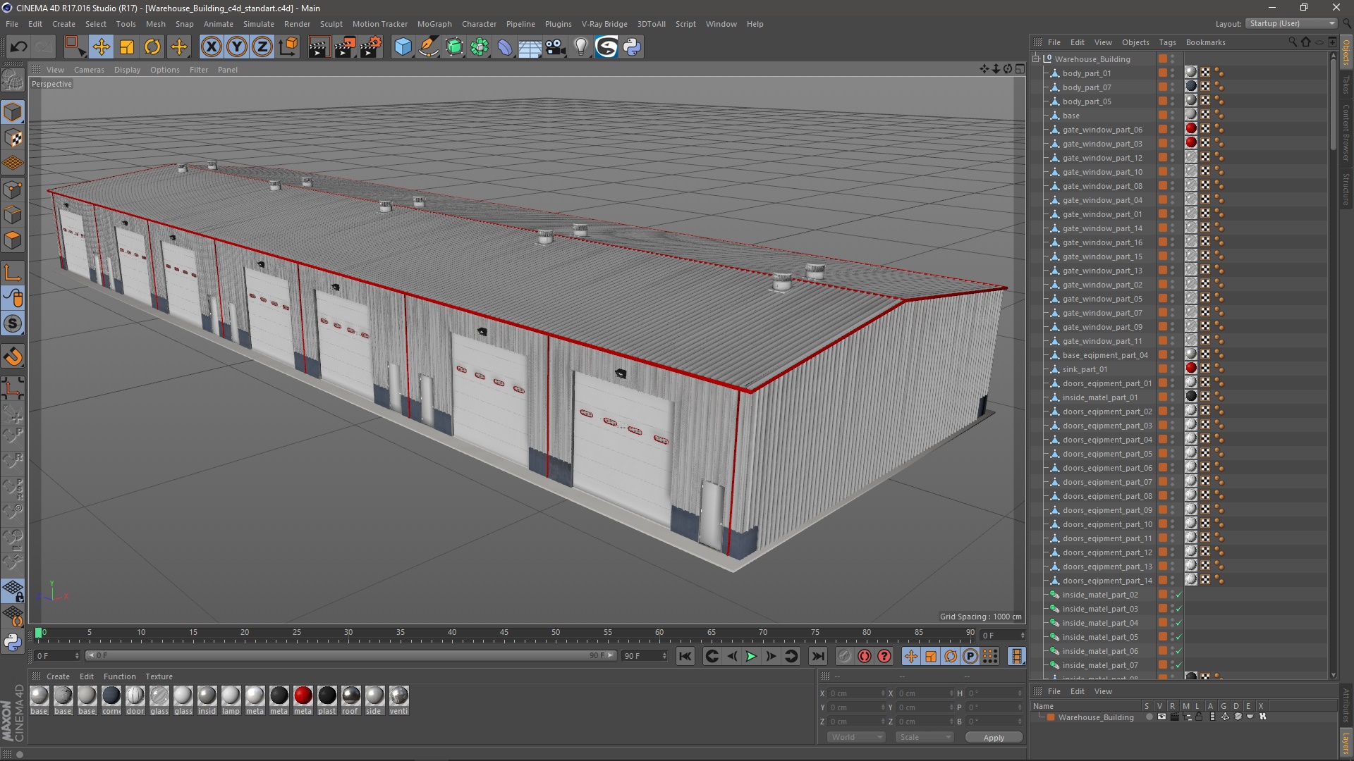 3D Warehouse Building model