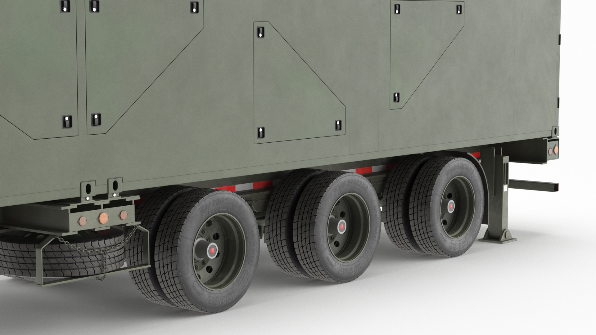 3D US Army Typhon Missile Launcher Rigged model
