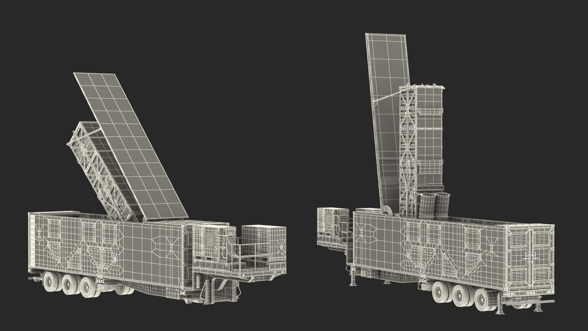 3D US Army Typhon Missile Launcher Rigged model
