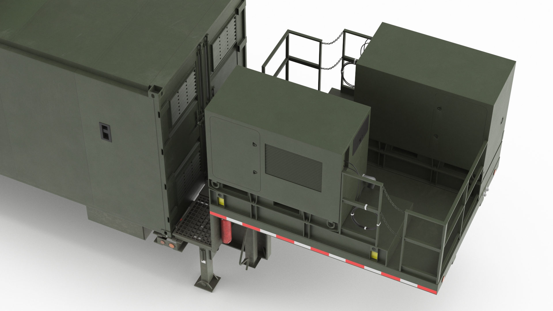 3D US Army Typhon Missile Launcher Rigged model