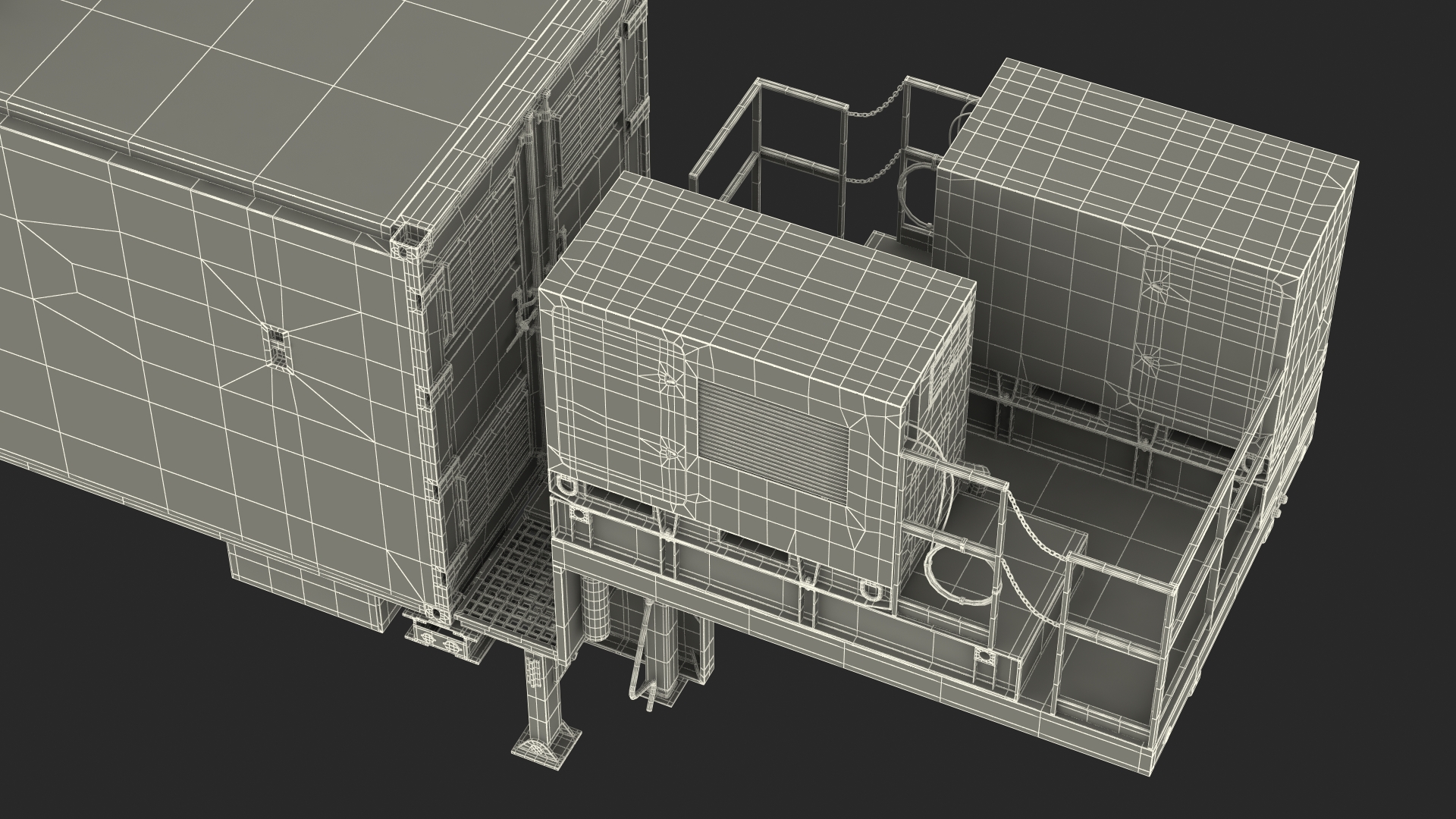 3D US Army Typhon Missile Launcher Rigged model