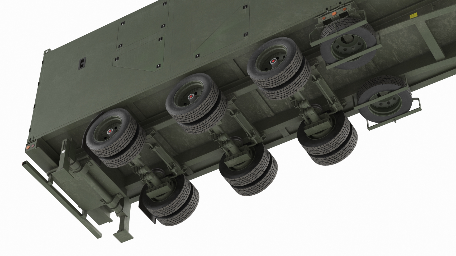 3D US Army Typhon Missile Launcher Rigged model