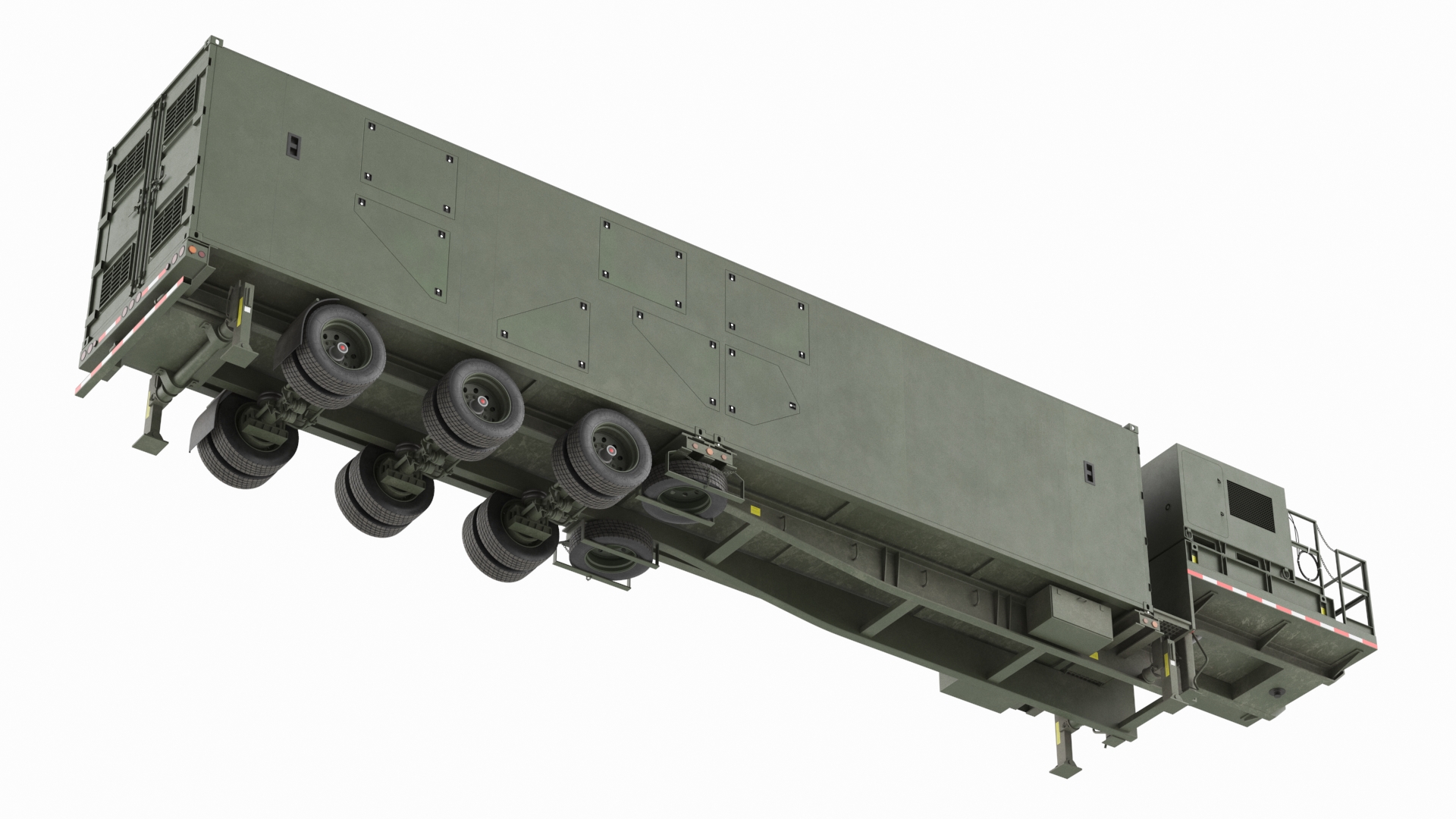 3D US Army Typhon Missile Launcher Rigged model