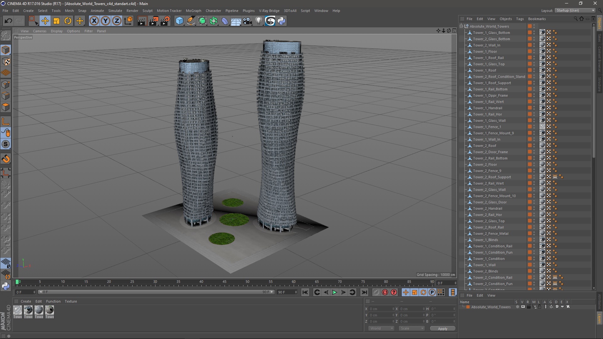 3D Absolute World Towers