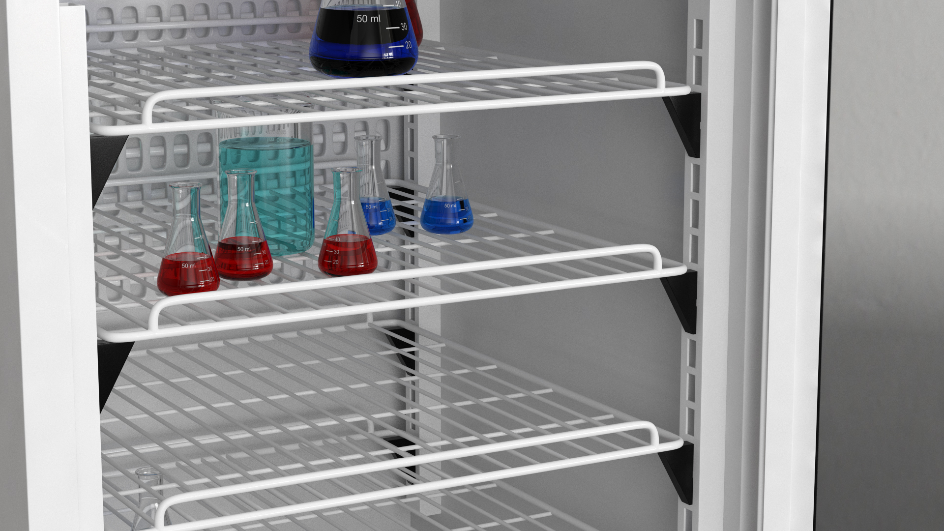 3D Labcold Incubator 150L with Flask model