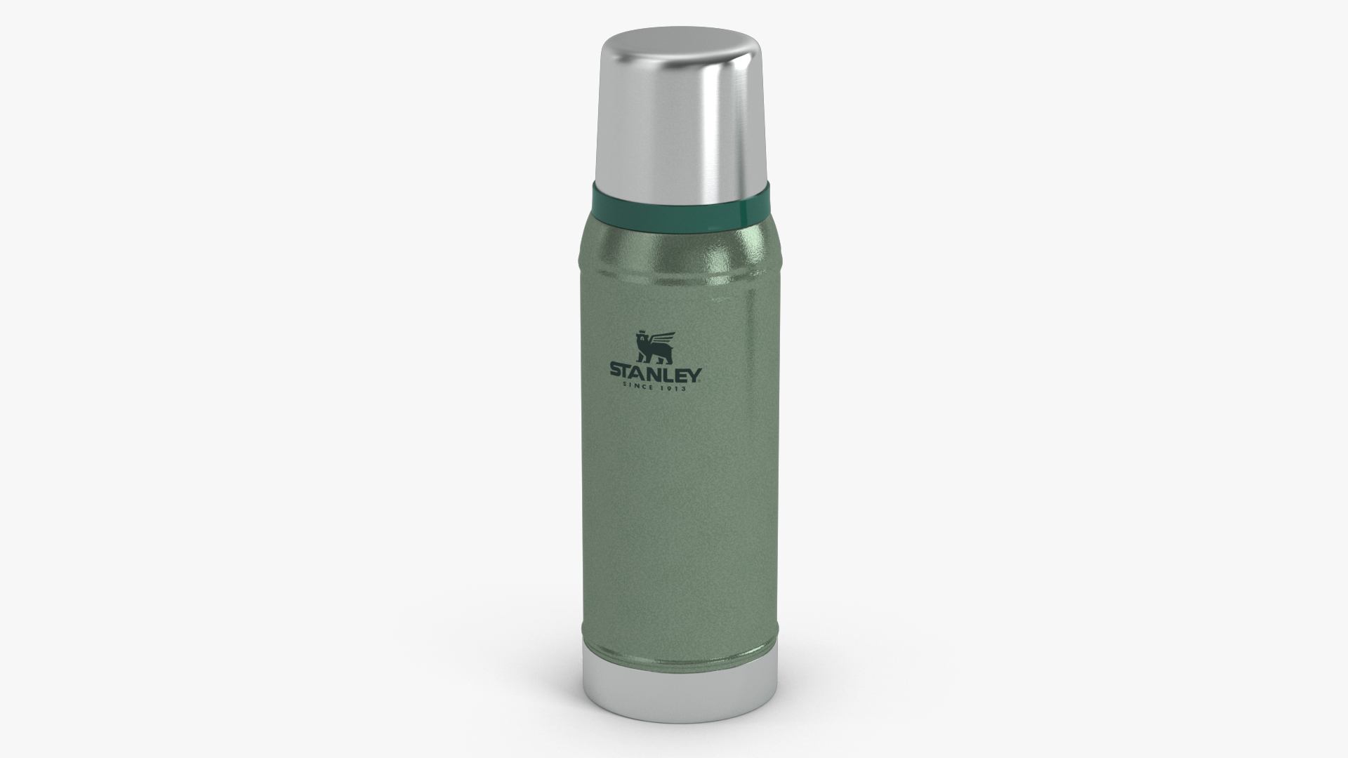 Stanley Adventure Vacuum Bottle Green 3D