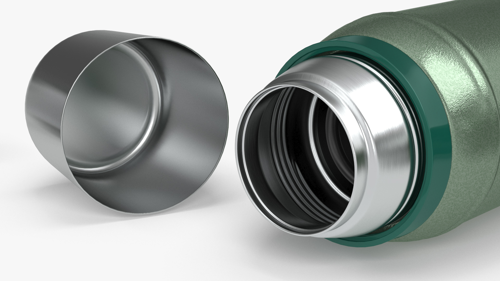 Stanley Adventure Vacuum Bottle Green 3D
