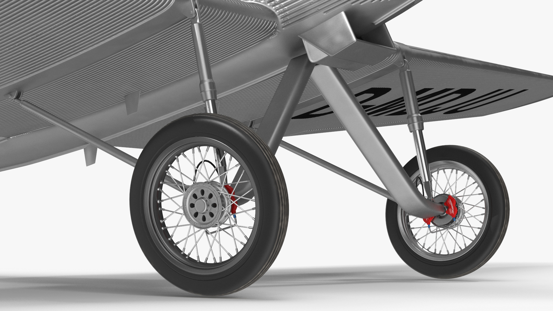 Vintage Sport Plane Junkers A-50 Junior 3D model