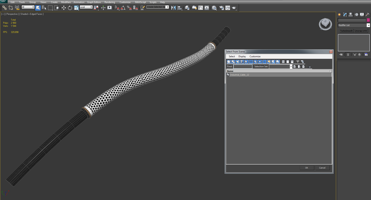 Industrial Cable 12 3D model