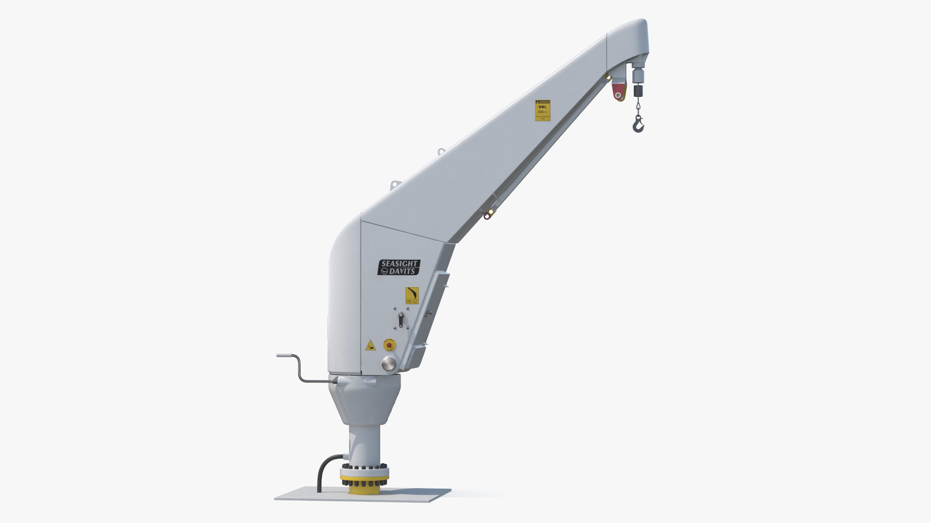 3D Seasight Davits Crane for Wind Farms
