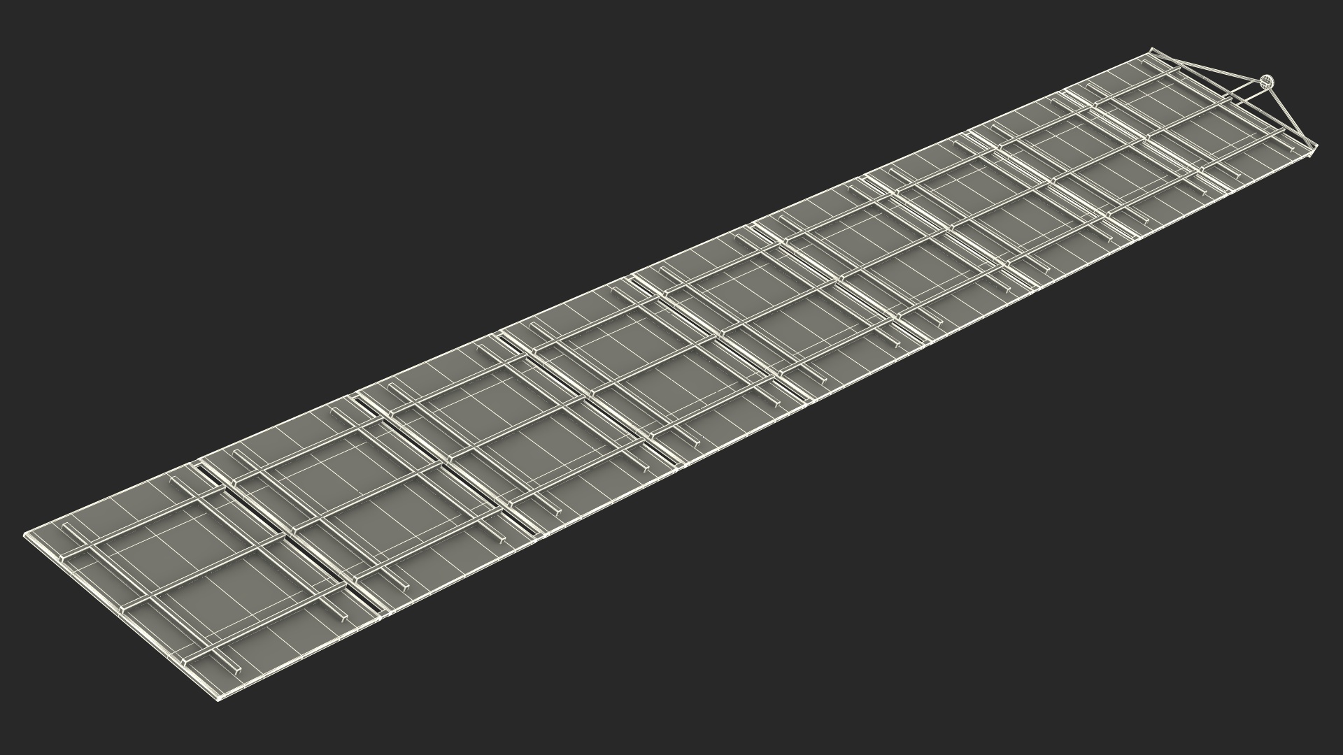 Satellite Solar Panel Array 3D
