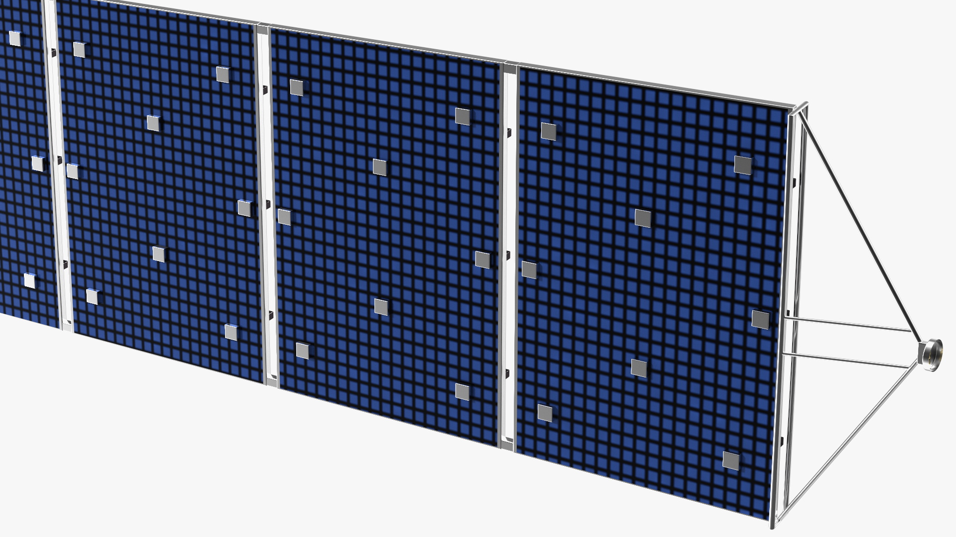 Satellite Solar Panel Array 3D