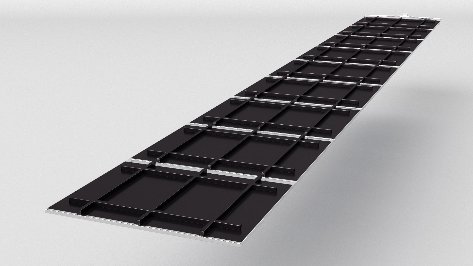 Satellite Solar Panel Array 3D