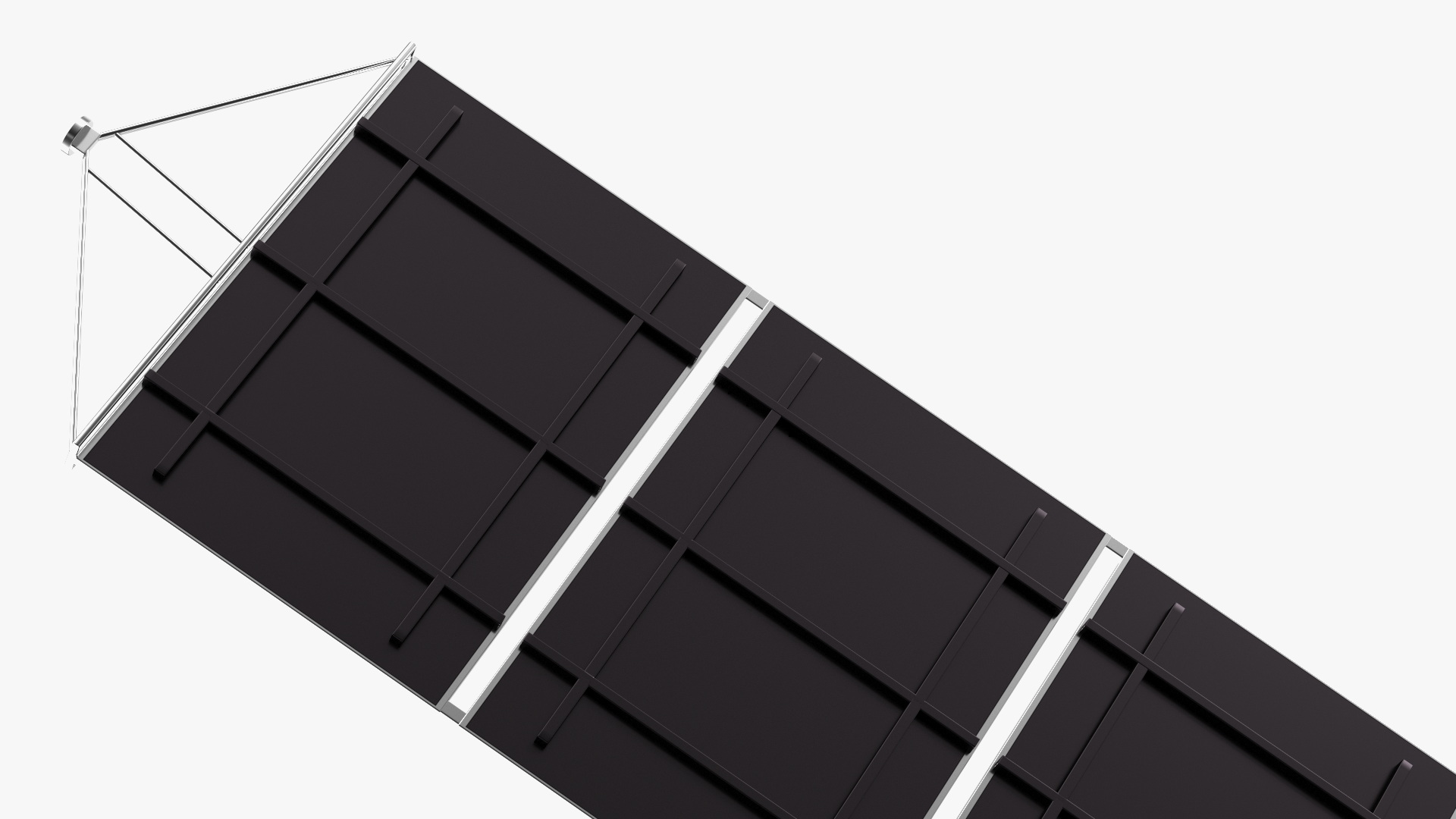 Satellite Solar Panel Array 3D