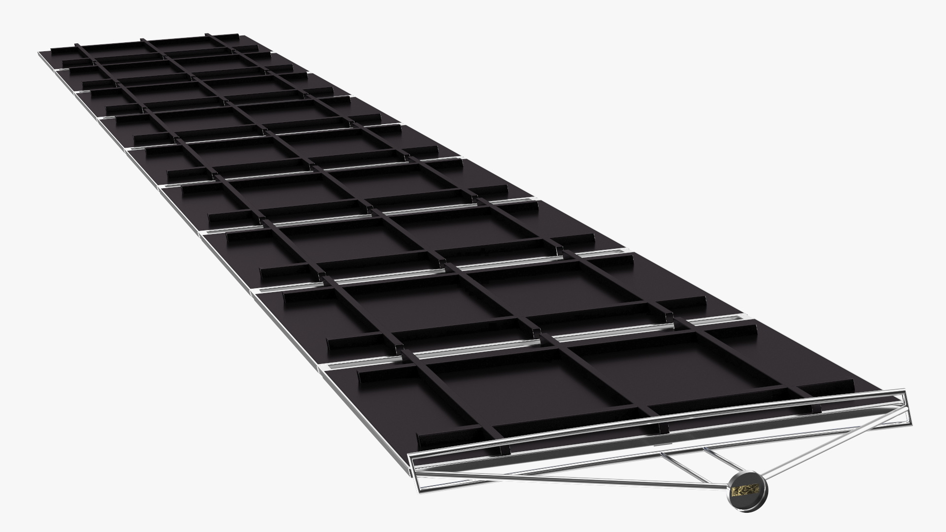 Satellite Solar Panel Array 3D