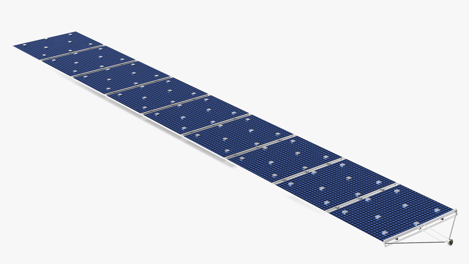 Satellite Solar Panel Array 3D