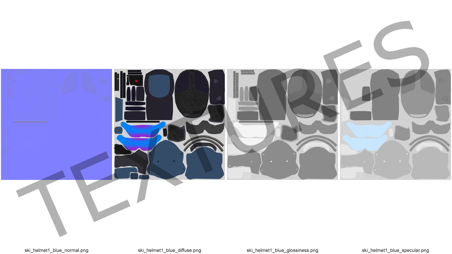 Snowboard and Ski Helmet 3D model