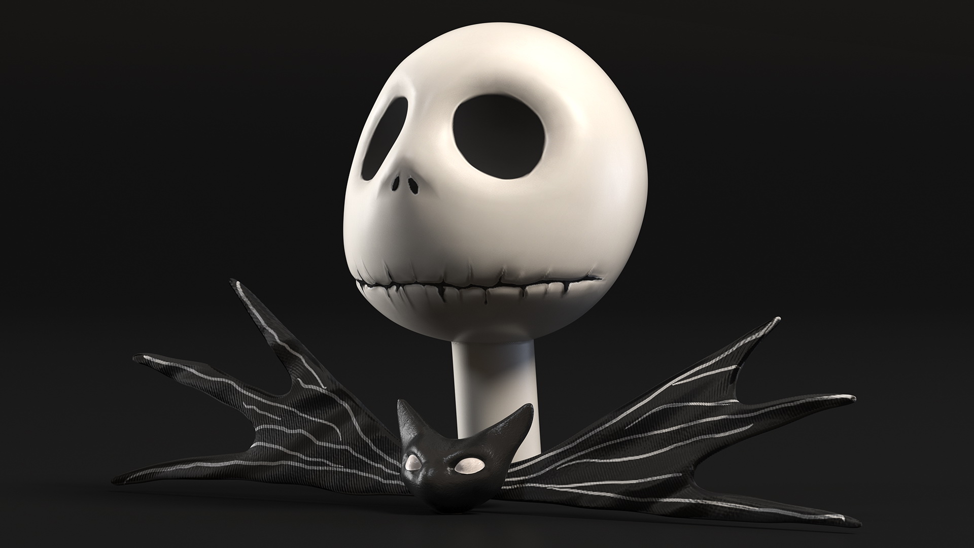 3D Jack Skellington Head