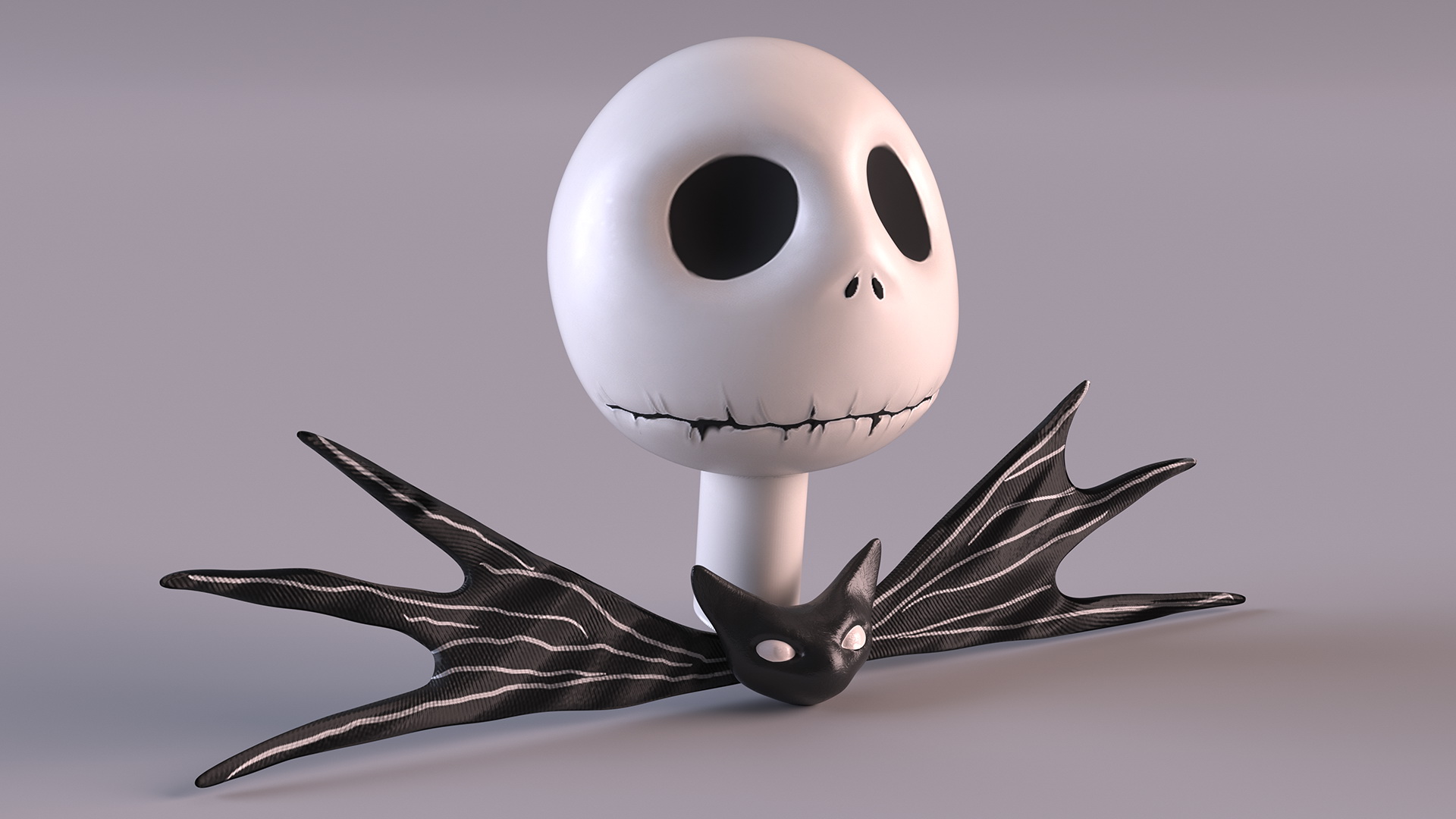 3D Jack Skellington Head