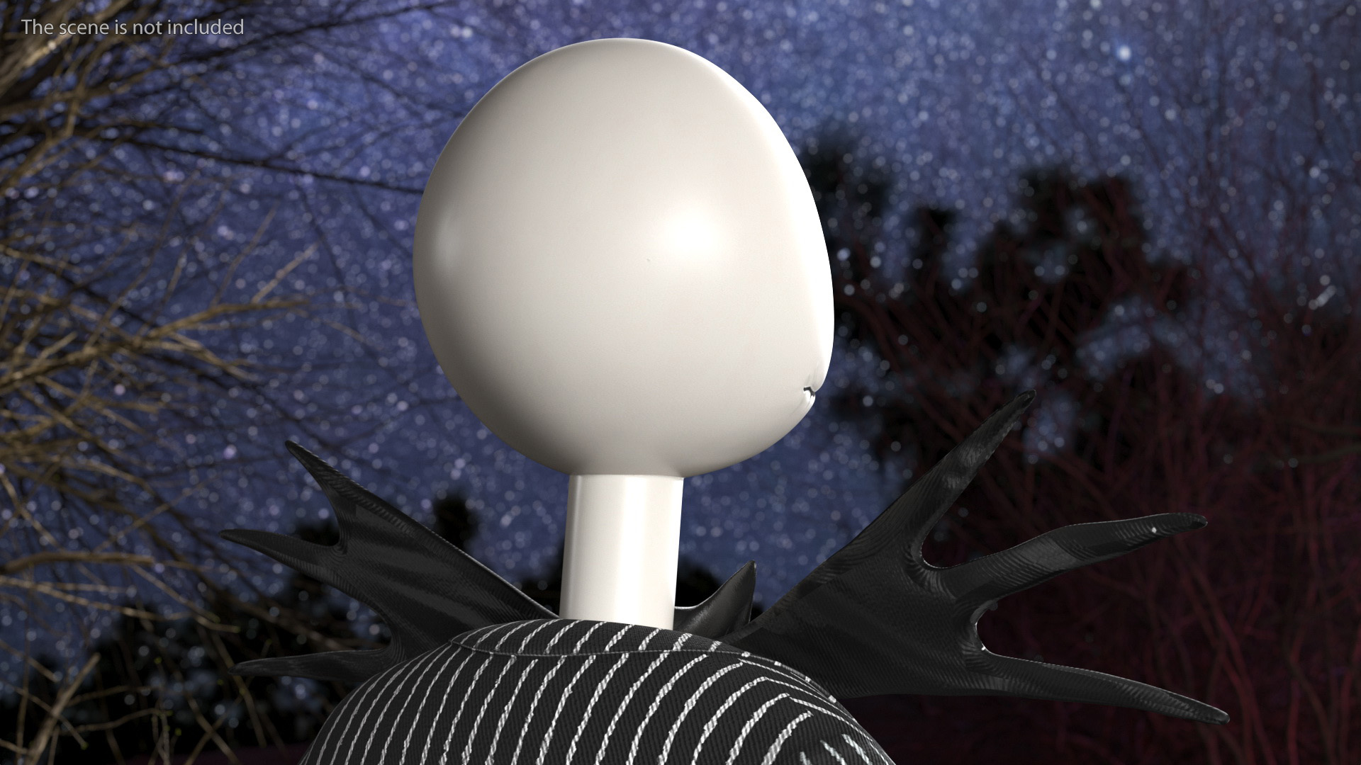 3D Jack Skellington Head