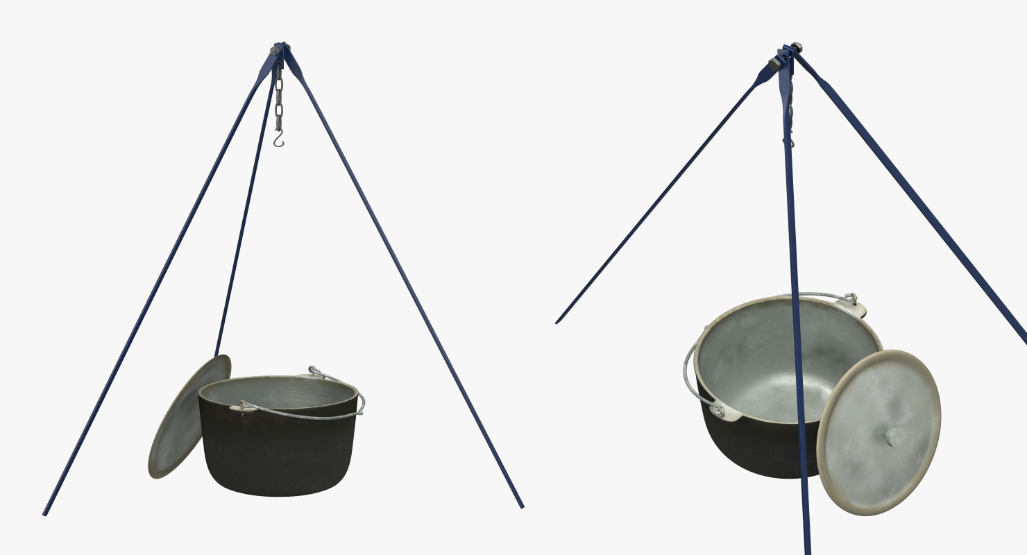 3D Outdoor Camping Tripod with Pot