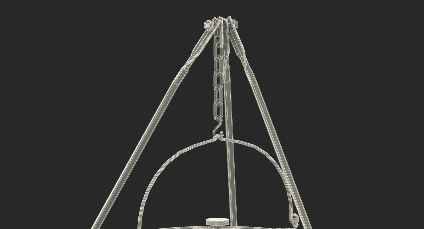 3D Outdoor Camping Tripod with Pot