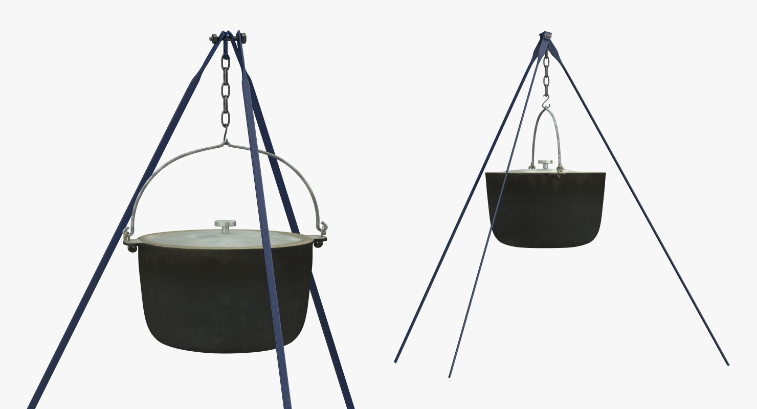 3D Outdoor Camping Tripod with Pot