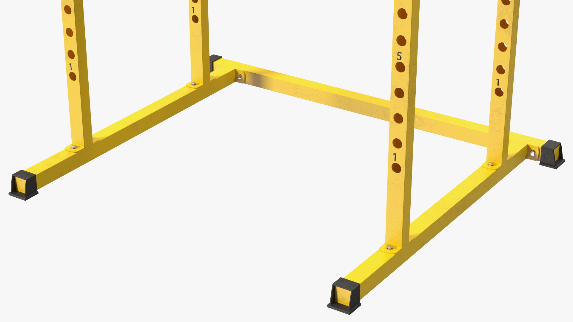 Bodycraft Power Rack Yellow 3D