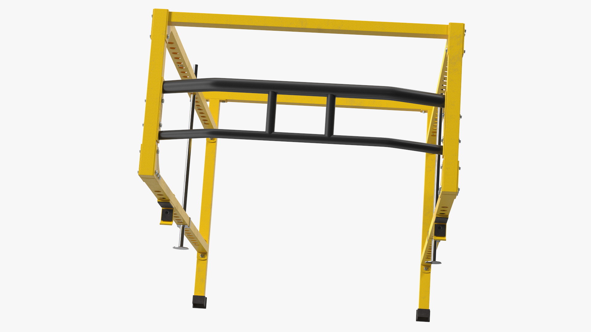 Bodycraft Power Rack Yellow 3D