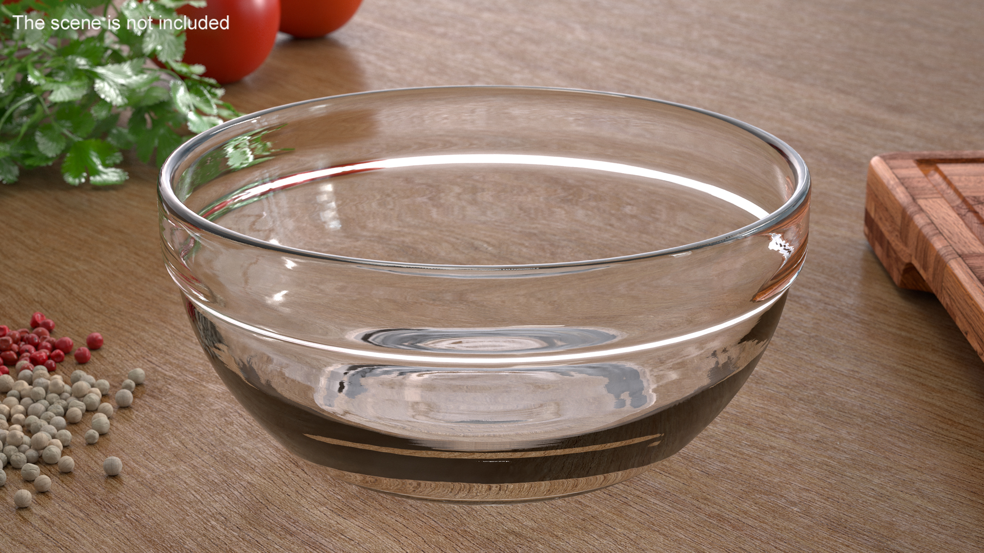 3D model Glass Deep Bowl