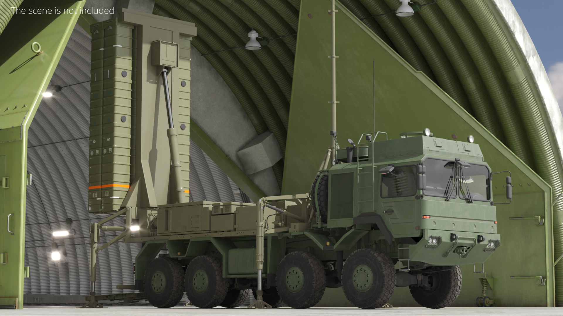 Self Propelled Air Defense System Armed Position, view 2