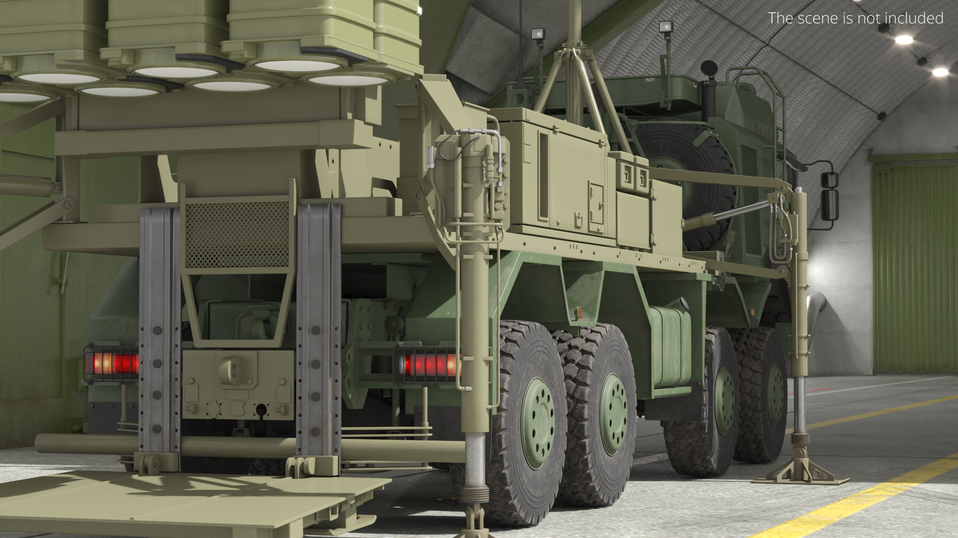Self Propelled Air Defense System Armed Position, view 3