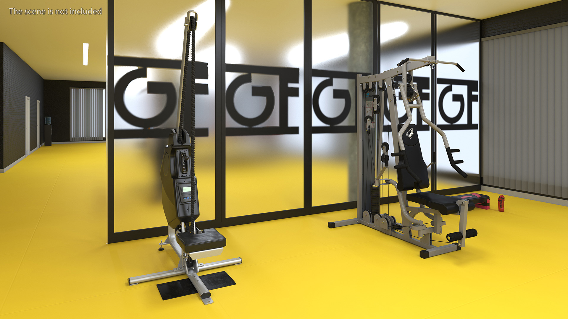 3D model Fitness Rope Trainer