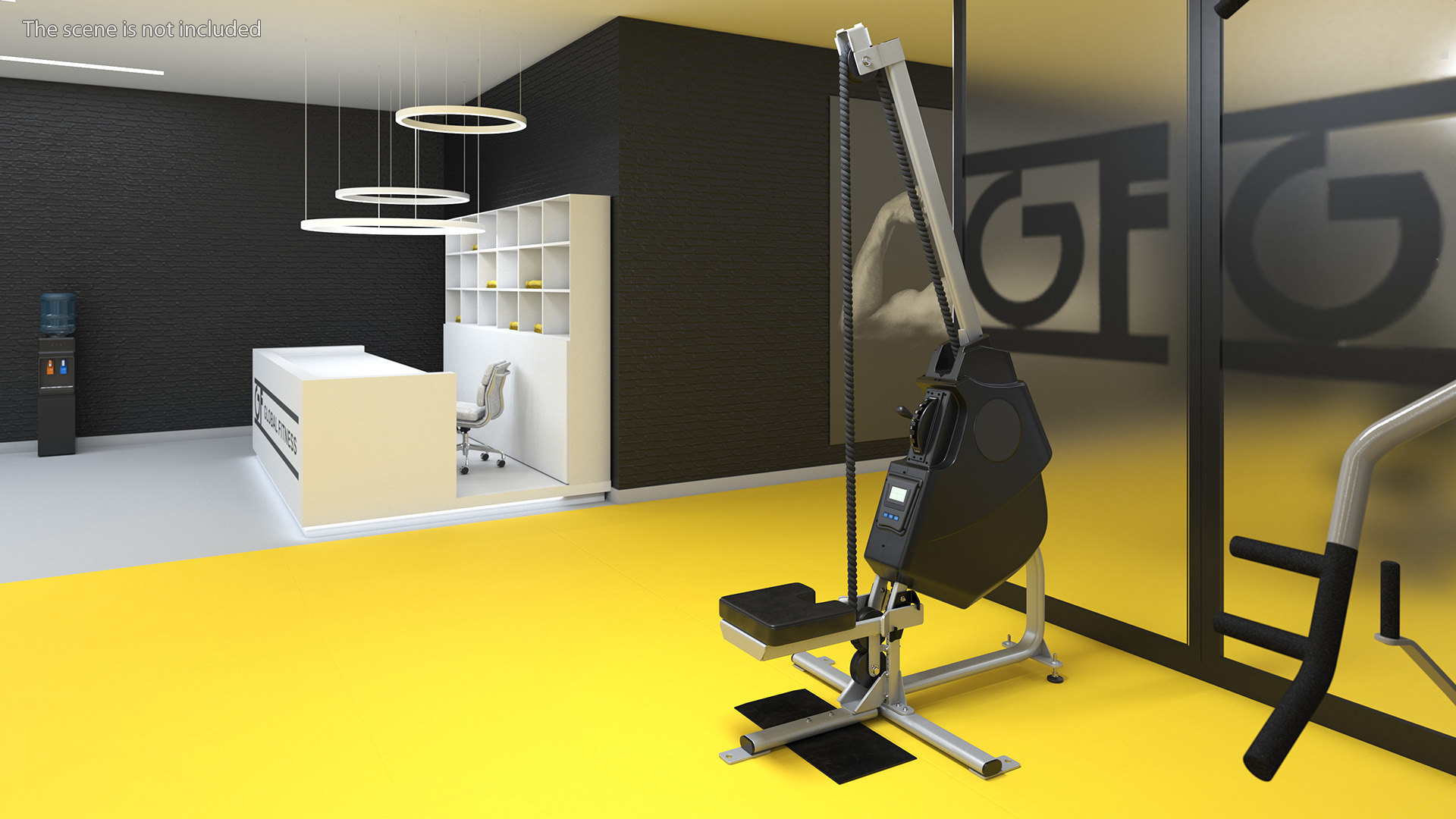 3D model Fitness Rope Trainer