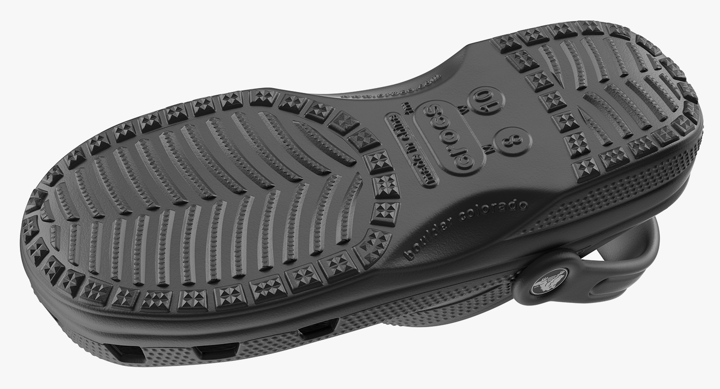 Crocs Coast Clog Black 3D