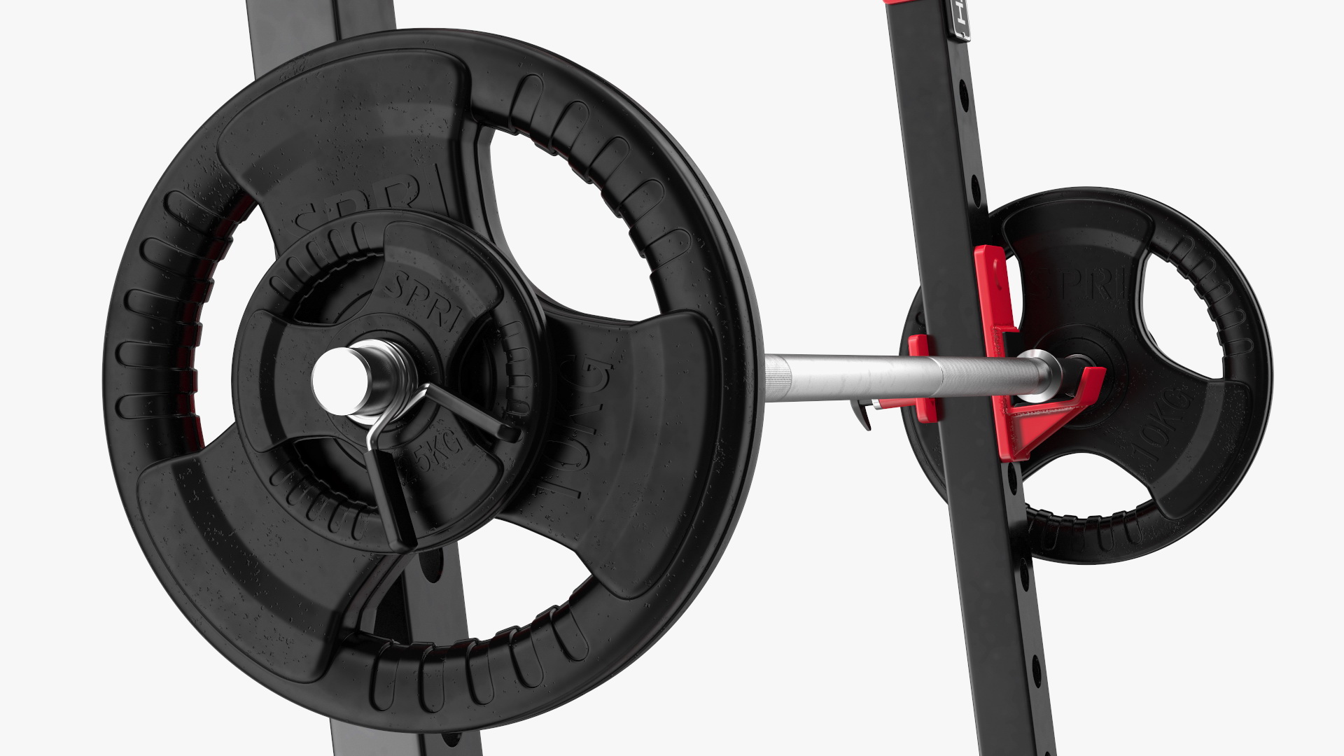 Armortech Half Rack HR33 with SPRI Barbell 3D
