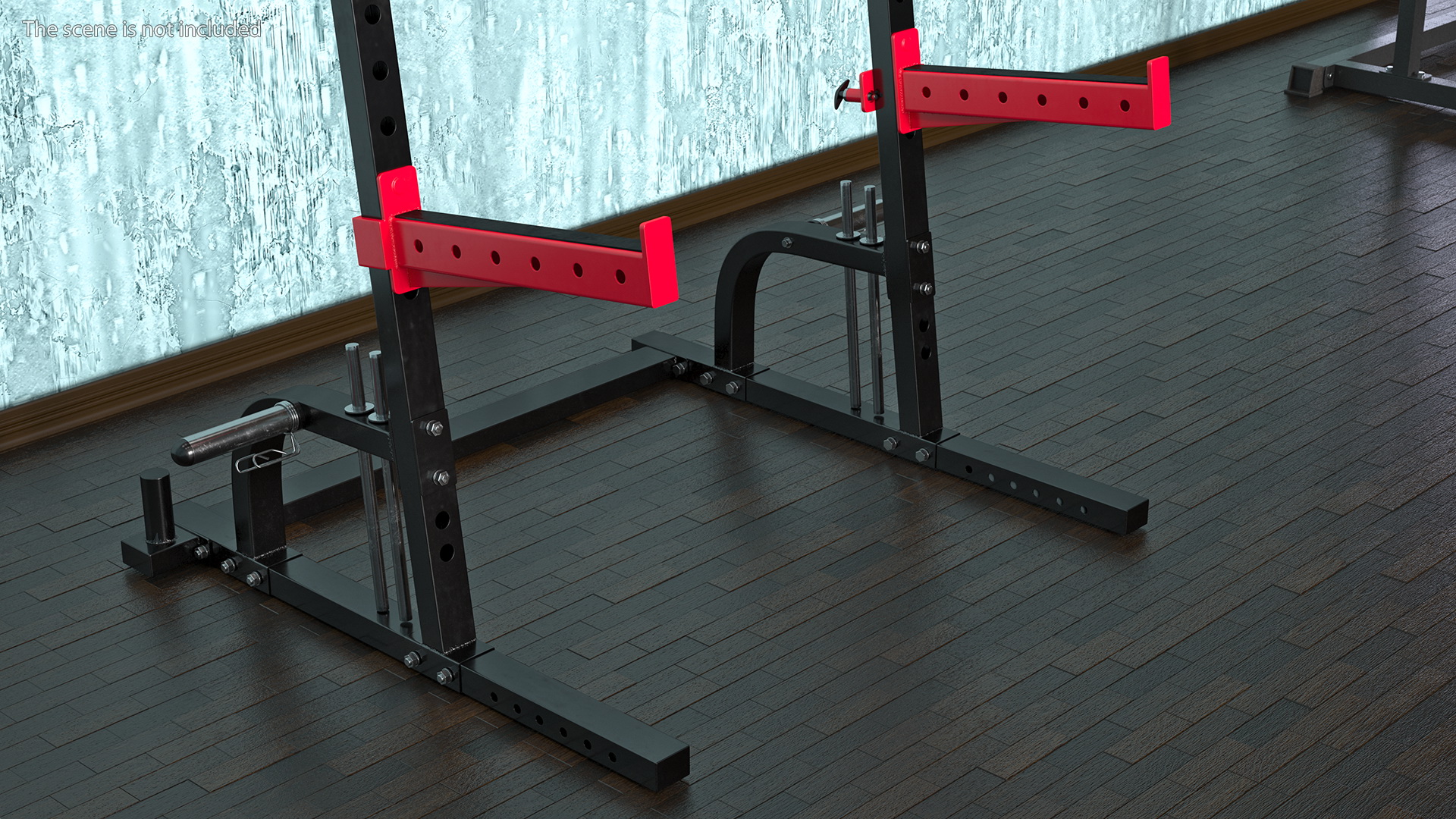 Armortech Half Rack HR33 with SPRI Barbell 3D