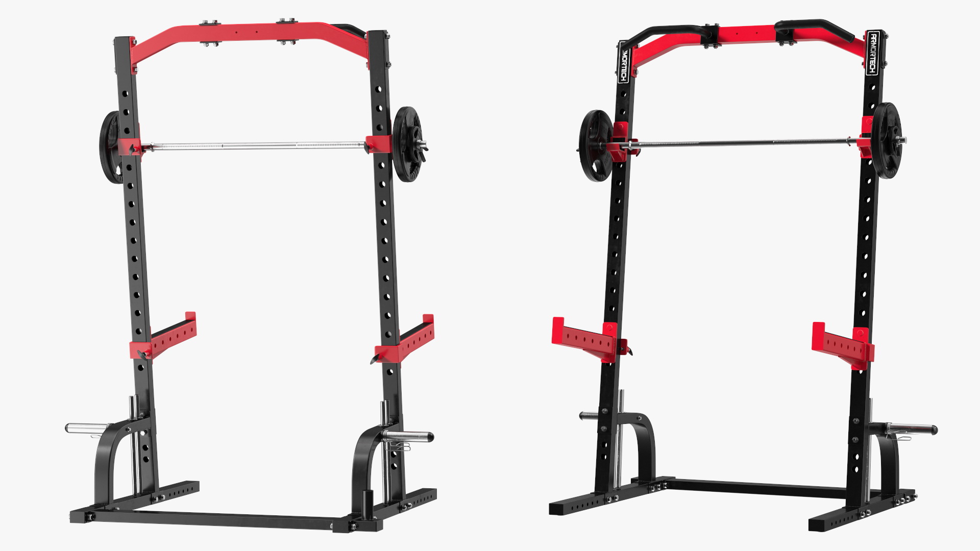 Armortech Half Rack HR33 with SPRI Barbell 3D