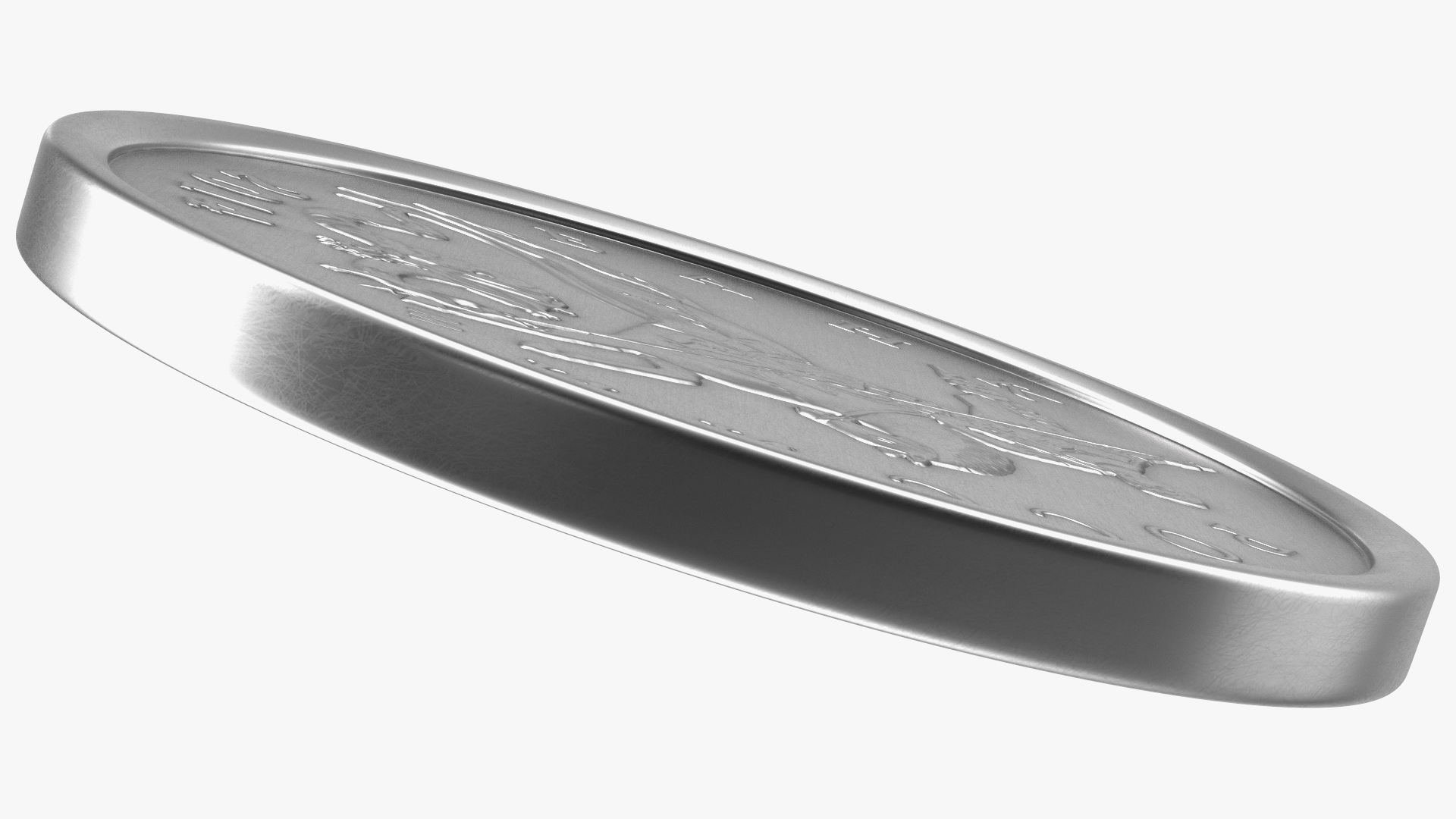 3D model Russian 1 Kopek Coin